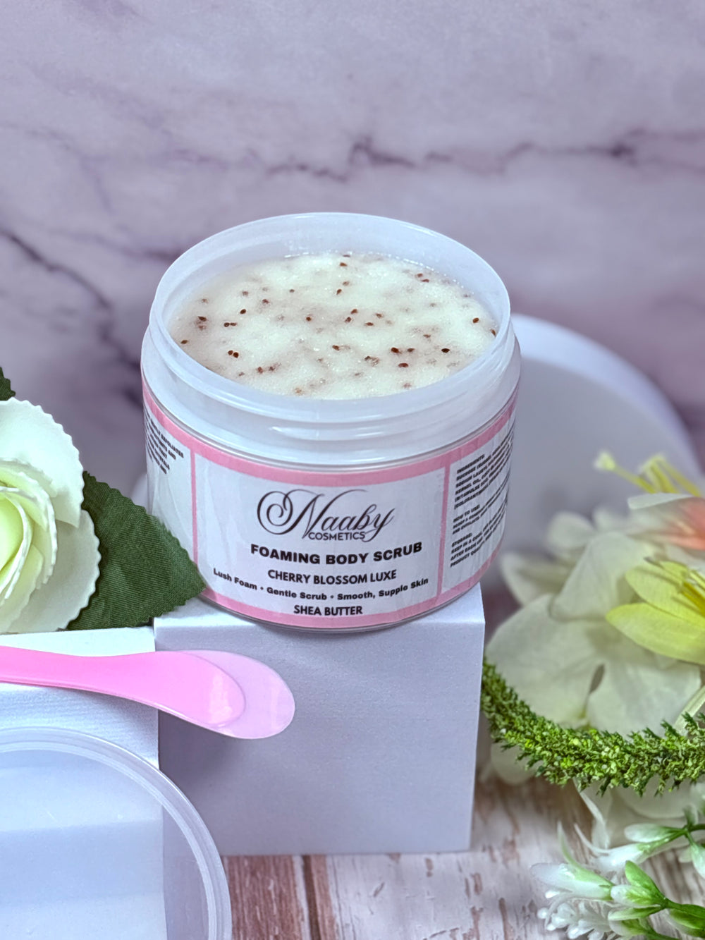 Cherry Blossom Luxe – Foaming Sugar Scrub