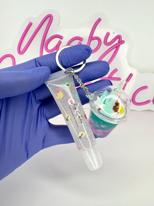 Ice Cream Dessert Keychain