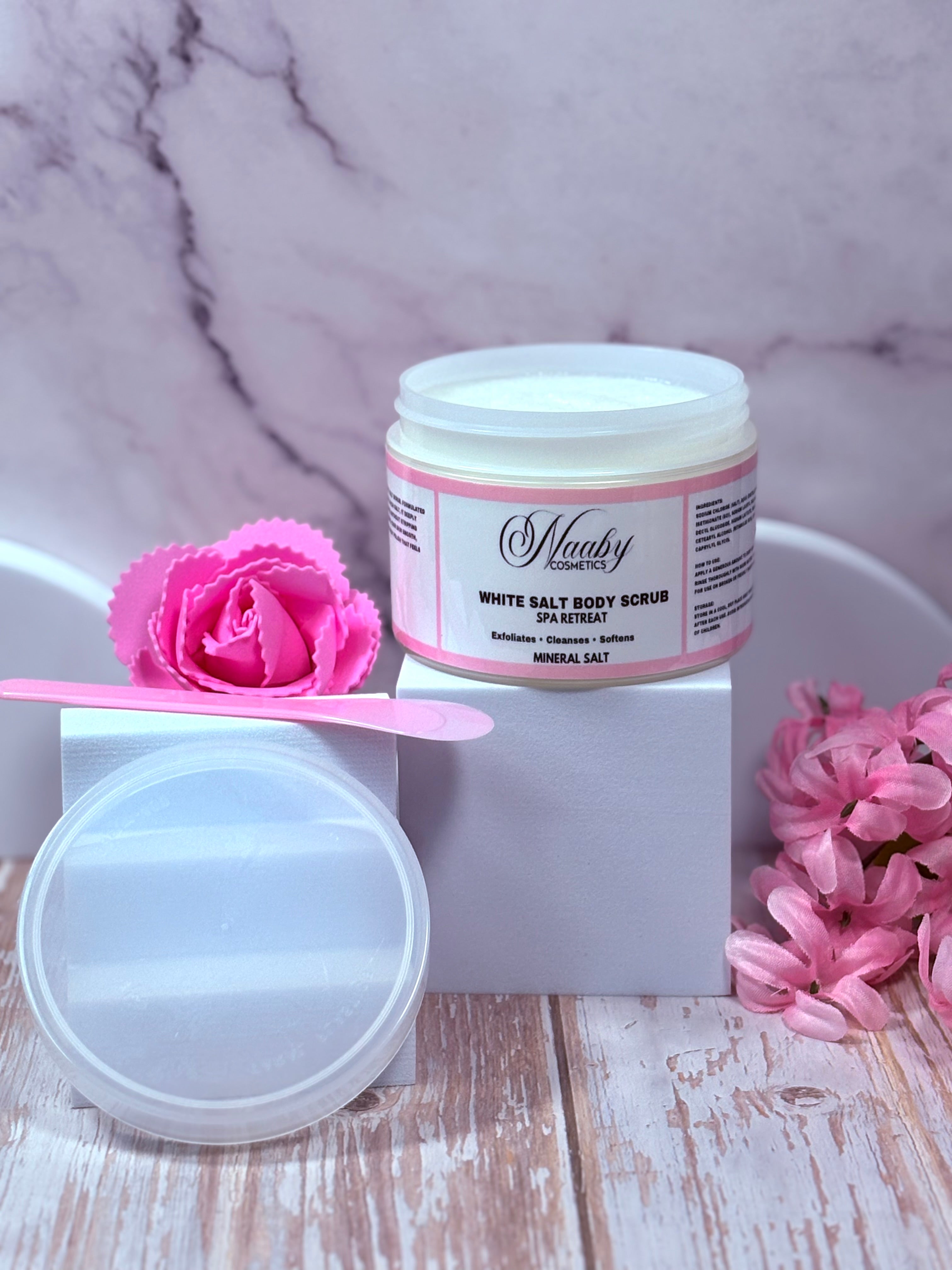 Spa Retreat – White  Salt Scrub