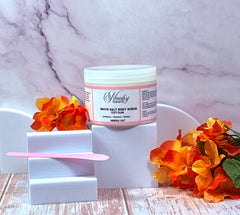 Cozy Glam – White  Salt Scrub
