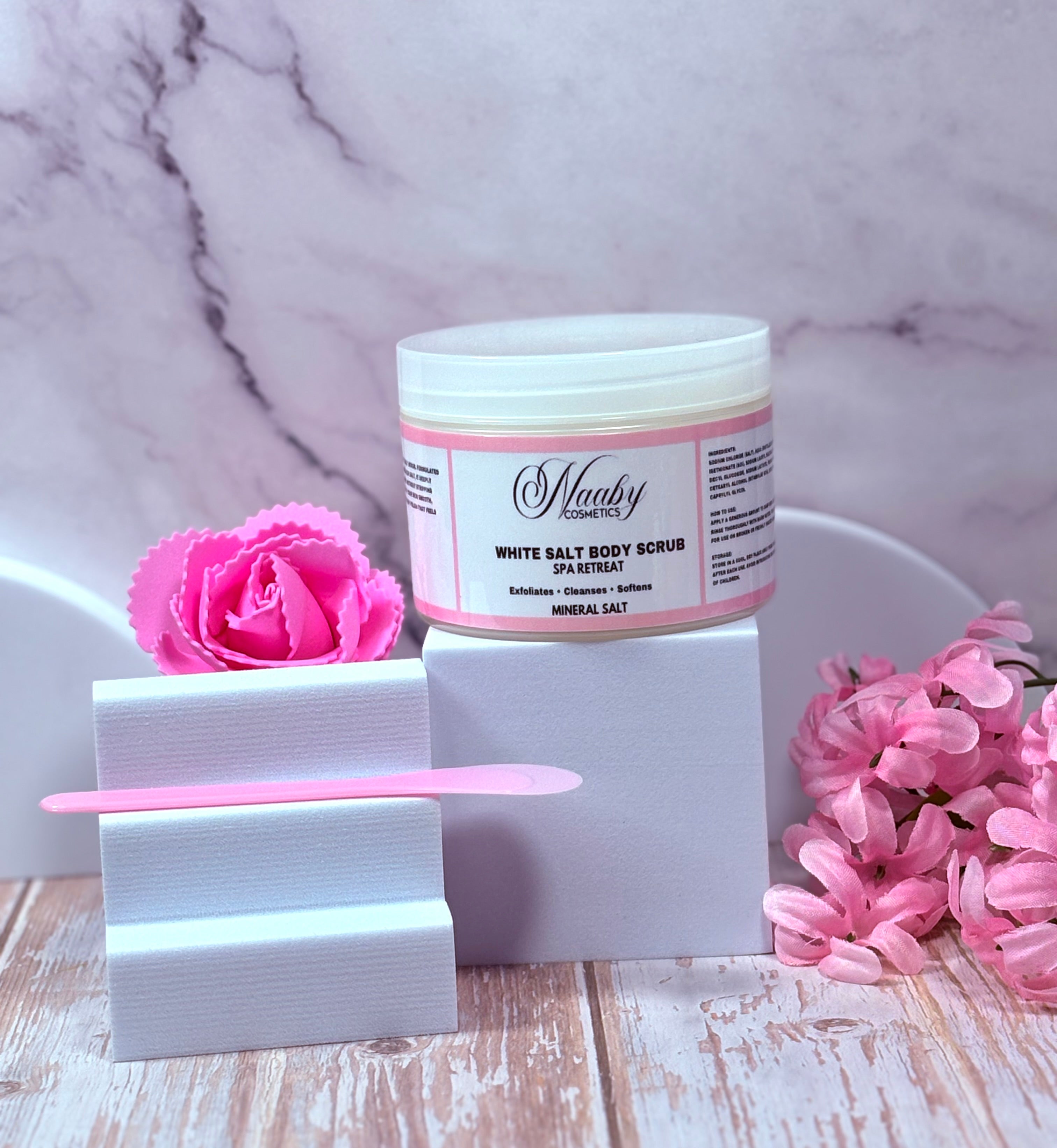 Spa Retreat – White  Salt Scrub