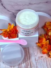 Cozy Glam – White  Salt Scrub