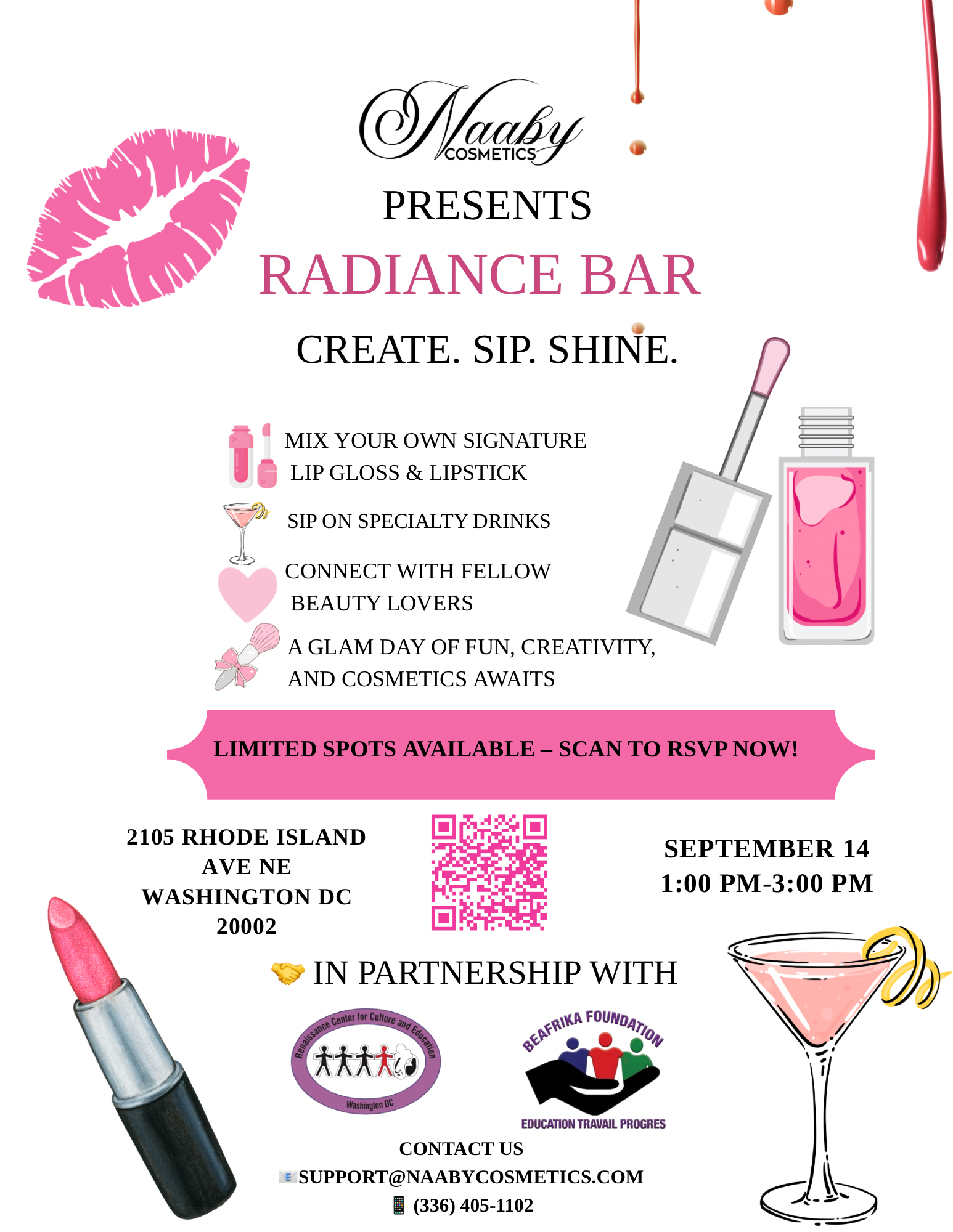 Adults : Create & Blend Radiance Bar: Where Beauty Meets Customization