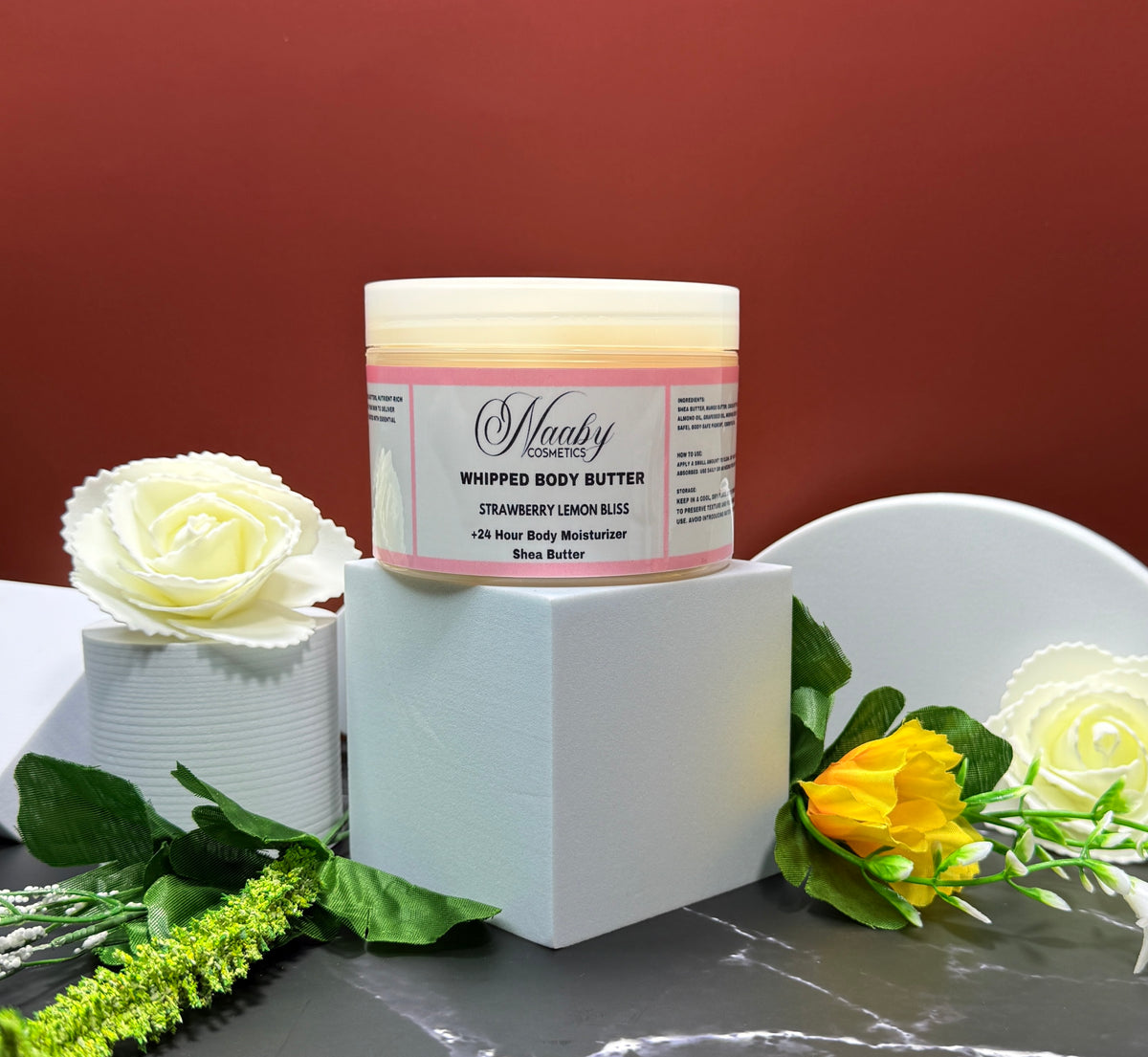 Strawberry Lemon Bliss – Whipped Body Butter