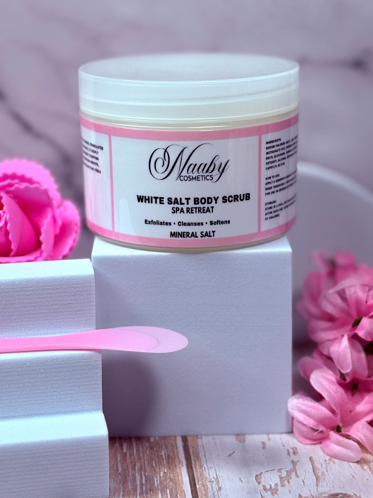 Spa Retreat – White  Salt Scrub