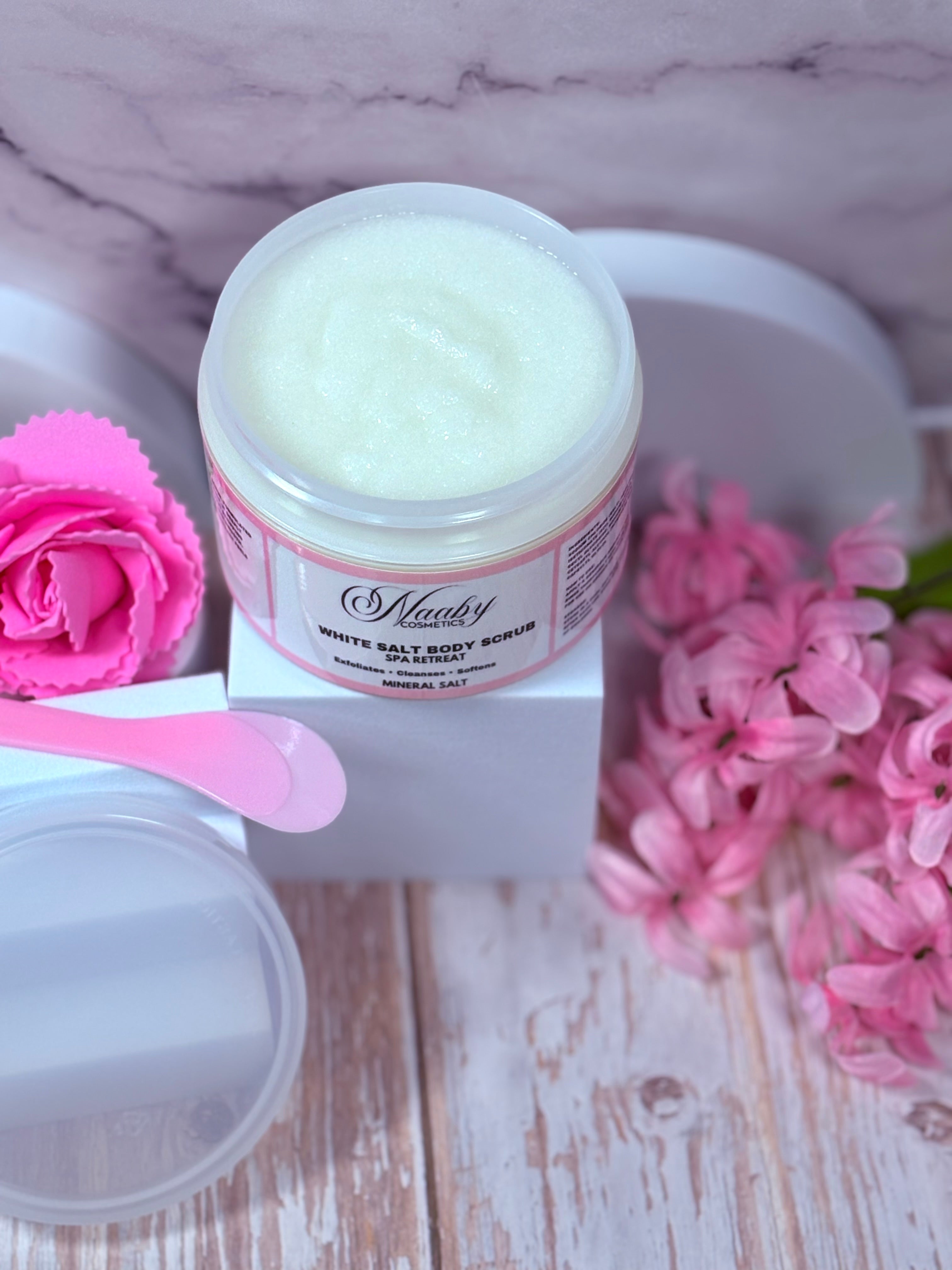 Spa Retreat – White  Salt Scrub