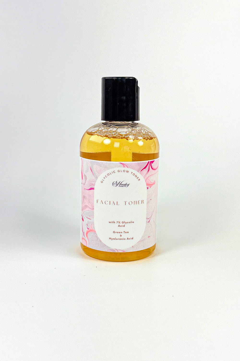 Facial toner bottle with a decorative label on a white background-Heartleaf 77% Soothing Toner